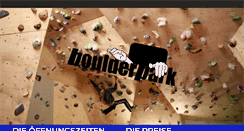 Desktop Screenshot of boulderpark.ch